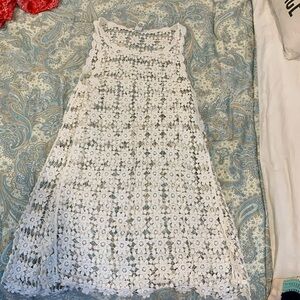 Forever 21 flower knit cover up